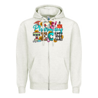 Oatmeal Heather pharmacy tech Zipper Hoodie - OliviaCreatesArt
