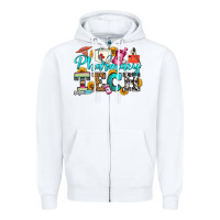 White pharmacy tech Zipper Hoodie - OliviaCreatesArt
