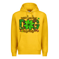 Lemon One lucky dog mom St. Patrick's Premium Hoodie - OliviaCreatesArt