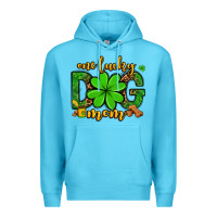 Ocean Blue One lucky dog mom St. Patrick's Premium Hoodie - OliviaCreatesArt