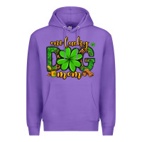 Purple One lucky dog mom St. Patrick's Premium Hoodie - OliviaCreatesArt