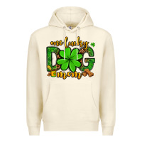 Sandshell One lucky dog mom St. Patrick's Premium Hoodie - OliviaCreatesArt