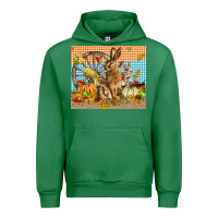 Emerald fall rabbit  mousepad Urban Hoodie - LillyAllenDesigns