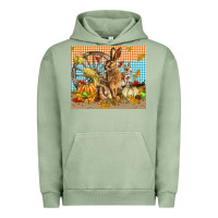 Pigment Oil Green fall rabbit  mousepad Urban Hoodie - LillyAllenDesigns