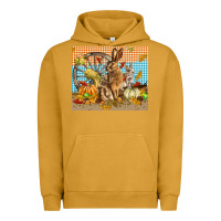 Pigment Peanut Butter fall rabbit  mousepad Urban Hoodie - LillyAllenDesigns