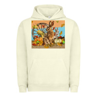 Pigment Pistachio fall rabbit  mousepad Urban Hoodie - LillyAllenDesigns