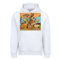 White fall rabbit  mousepad Urban Hoodie - LillyAllenDesigns