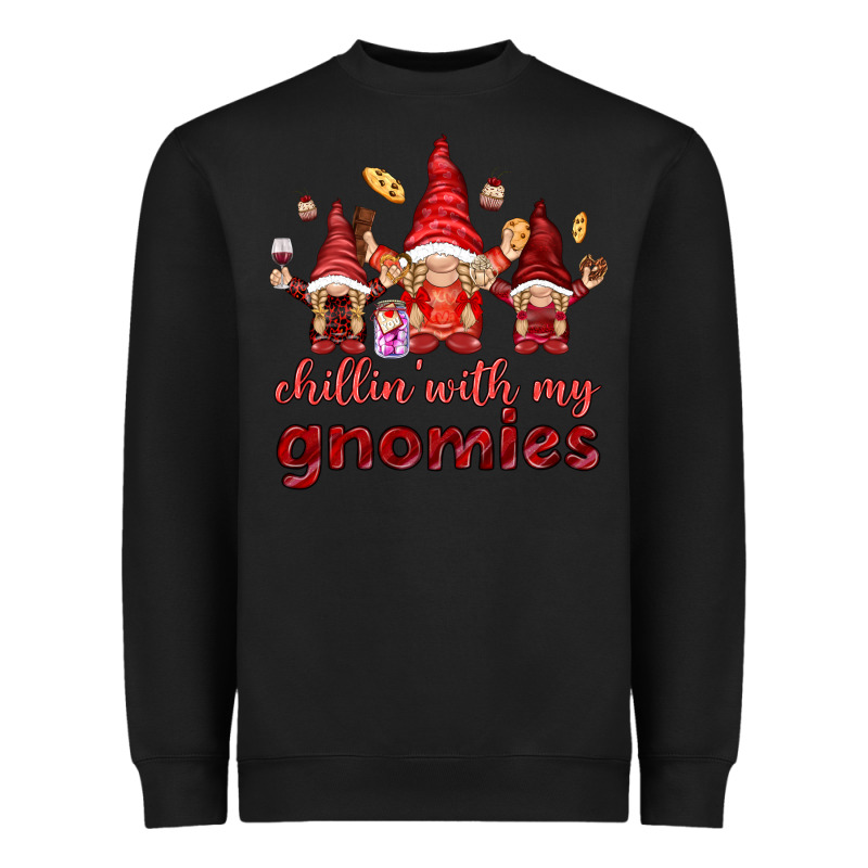 Chilling With My Gnomies Valentine's Day Heavyweight Sweatshirt by HowdyJamesFarm | Teevron