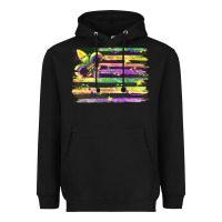 Black mardi gras Heavyweight Hoodie - FaDigitalArtStudio