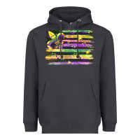 Smoke mardi gras Heavyweight Hoodie - FaDigitalArtStudio