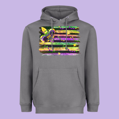 Mardi Gras Heavyweight Hoodie Designed By Fadigitalartstudio