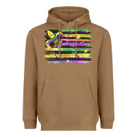 Toasted Coconut mardi gras Heavyweight Hoodie - FaDigitalArtStudio