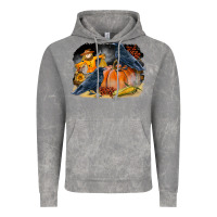 Cloud Rock Fall Background With Crow Vintage Hoodie - LillyAllenDesigns