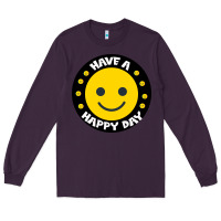 Plum Have A Happy Day Long Sleeve Tee - Bettercallsaul