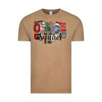 Vintage Coffee Office Squad Christmas Vintage Tee - LillyAllenDesigns