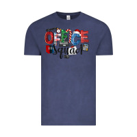 Vintage Denim Office Squad Christmas Vintage Tee - LillyAllenDesigns