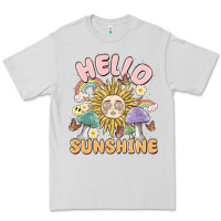 Dove Grey hello sunshine Premium Tee - MaliasSmallBusiness