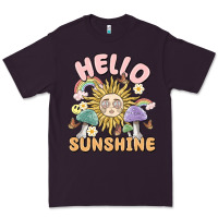Plum hello sunshine Premium Tee - MaliasSmallBusiness