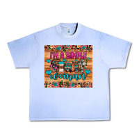 Grape Ice i'm a simple woman Urban Heavy Tee - JahusDesignShop