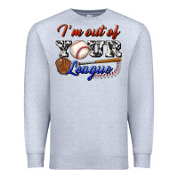 Heather Grey i' m out of your league Premium Sweatshirt - BundleAndBundleShop