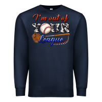 Navy i' m out of your league Premium Sweatshirt - BundleAndBundleShop