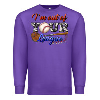 Purple i' m out of your league Premium Sweatshirt - BundleAndBundleShop