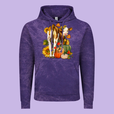 Fall Heifer Vintage Hoodie Designed By Lillyallendesigns