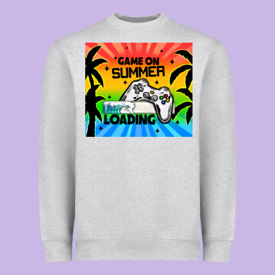 Game On Summer Loading Heavyweight Sweatshirt Designed By Tumblerdesignbyshophia