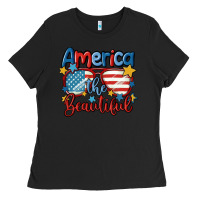 Black america the beautiful Ladies Tee - MaliasSmallBusiness