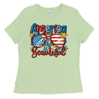 Matcha america the beautiful Ladies Tee - MaliasSmallBusiness