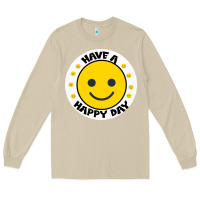 Mushroom Have A Happy Day Long Sleeve Tee - Bettercallsaul