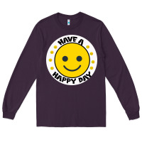 Plum Have A Happy Day Long Sleeve Tee - Bettercallsaul