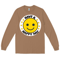 Toasted Coconut Have A Happy Day Long Sleeve Tee - Bettercallsaul