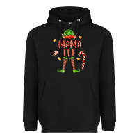 Black mama elf Heavyweight Hoodie - FaDigitalArtStudio