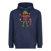 Navy mama elf Heavyweight Hoodie - FaDigitalArtStudio