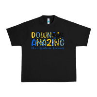 Black down right amazing down syndrome awareness Urban Heavy Tee - Artiststas