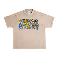 French Oak down right amazing down syndrome awareness Urban Heavy Tee - Artiststas