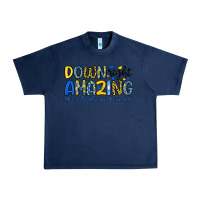 Navy down right amazing down syndrome awareness Urban Heavy Tee - Artiststas