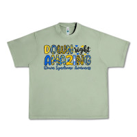 Oil Green down right amazing down syndrome awareness Urban Heavy Tee - Artiststas
