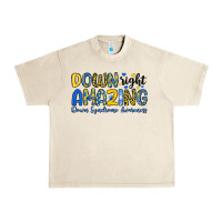 Sandshell down right amazing down syndrome awareness Urban Heavy Tee - Artiststas