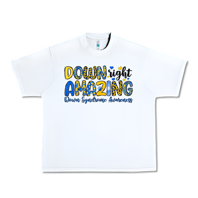 Down Right Amazing Down Syndrome Awareness Urban Heavy Tee by Artiststas | Teevron