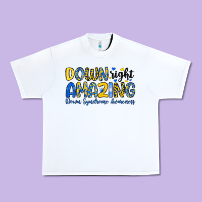Down Right Amazing Down Syndrome Awareness Urban Heavy Tee Designed By Artiststas