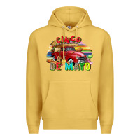 Antique Gold Cinco de mayo truck Premium Hoodie - FaDigitalArtStudio