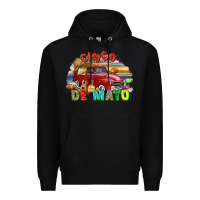 Black Cinco de mayo truck Premium Hoodie - FaDigitalArtStudio