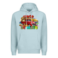 Blue Mist Cinco de mayo truck Premium Hoodie - FaDigitalArtStudio