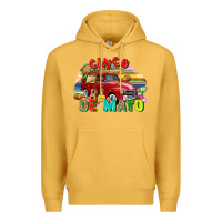 Mustard Cinco de mayo truck Premium Hoodie - FaDigitalArtStudio