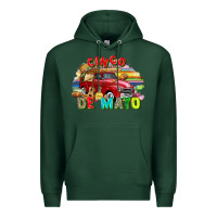 Sports Green Cinco de mayo truck Premium Hoodie - FaDigitalArtStudio