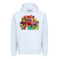White Cinco de mayo truck Premium Hoodie - FaDigitalArtStudio
