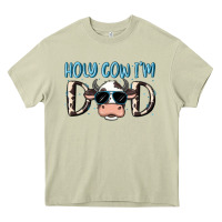 Mossy holy cow i'm dad Heavy Core Tee - MaliasSmallBusiness