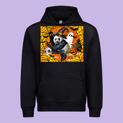 Panda Halloween Urban Hoodie Designed By Lillyallendesigns